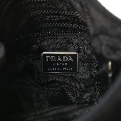 Prada Tessuto Nylon Shoulder Bag Black 6 of 12