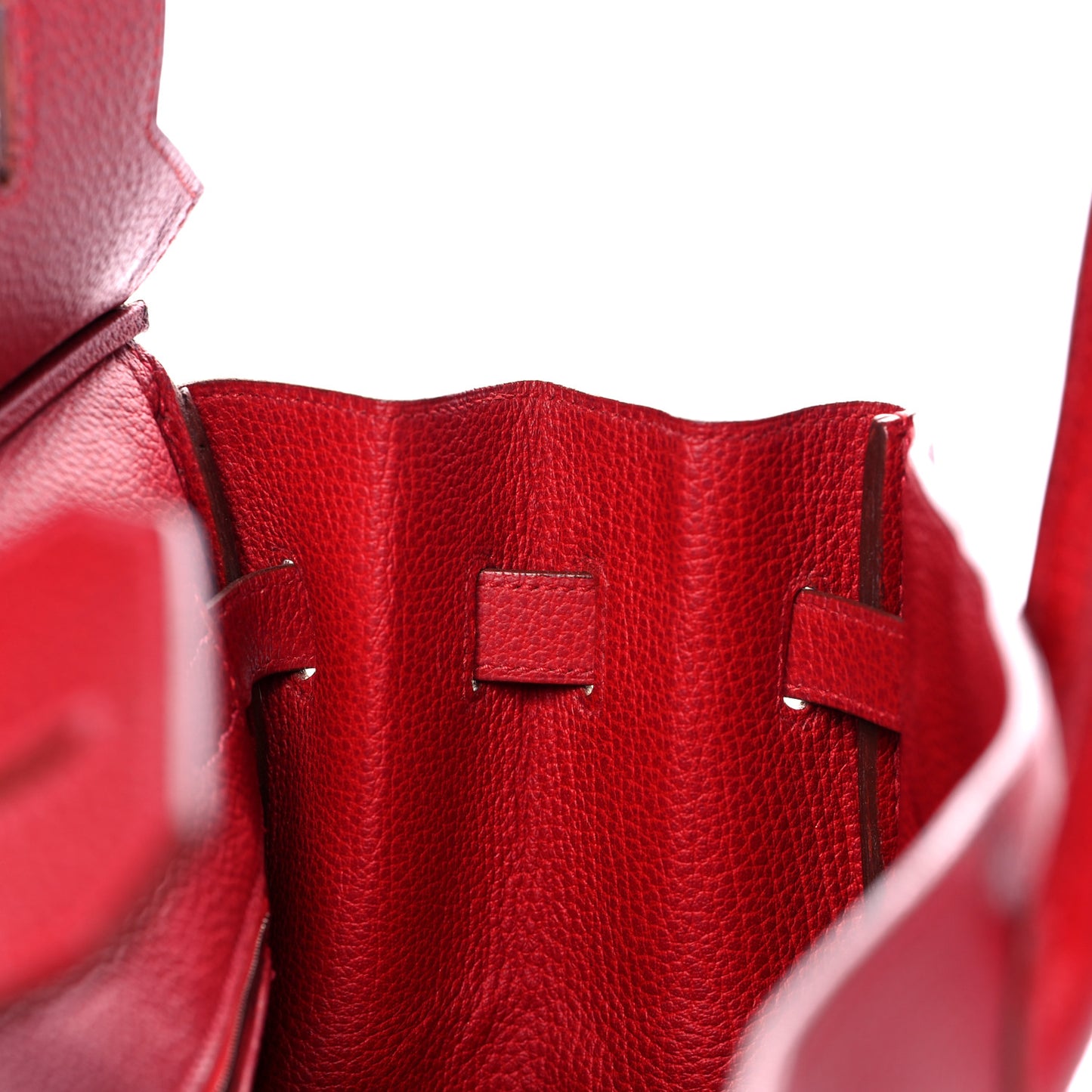 Buffle Skipper Birkin 35 Rouge Vif