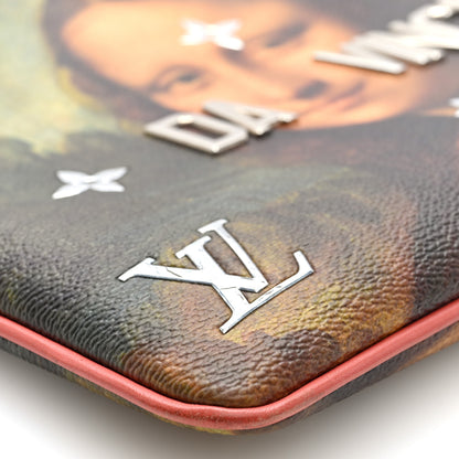 Louis Vuitton Masters Da Vinci Pochette Clutch Corail 9 of 10