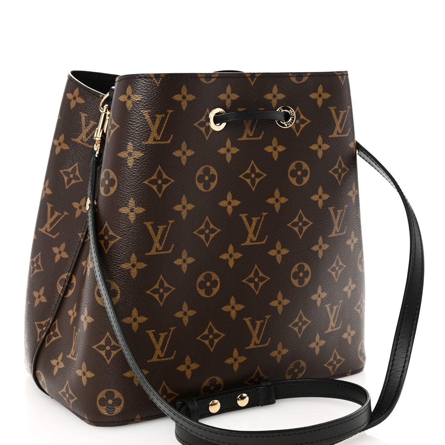 Louis Vuitton Monogram Neonoe MM Black 3 of 9