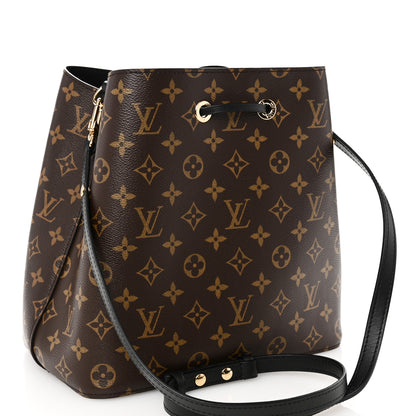 Louis Vuitton Monogram Neonoe MM Black 3 of 9