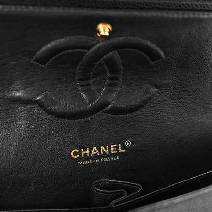 Chanel Caviar Quilted Medium Double Flap Black 6 of 10