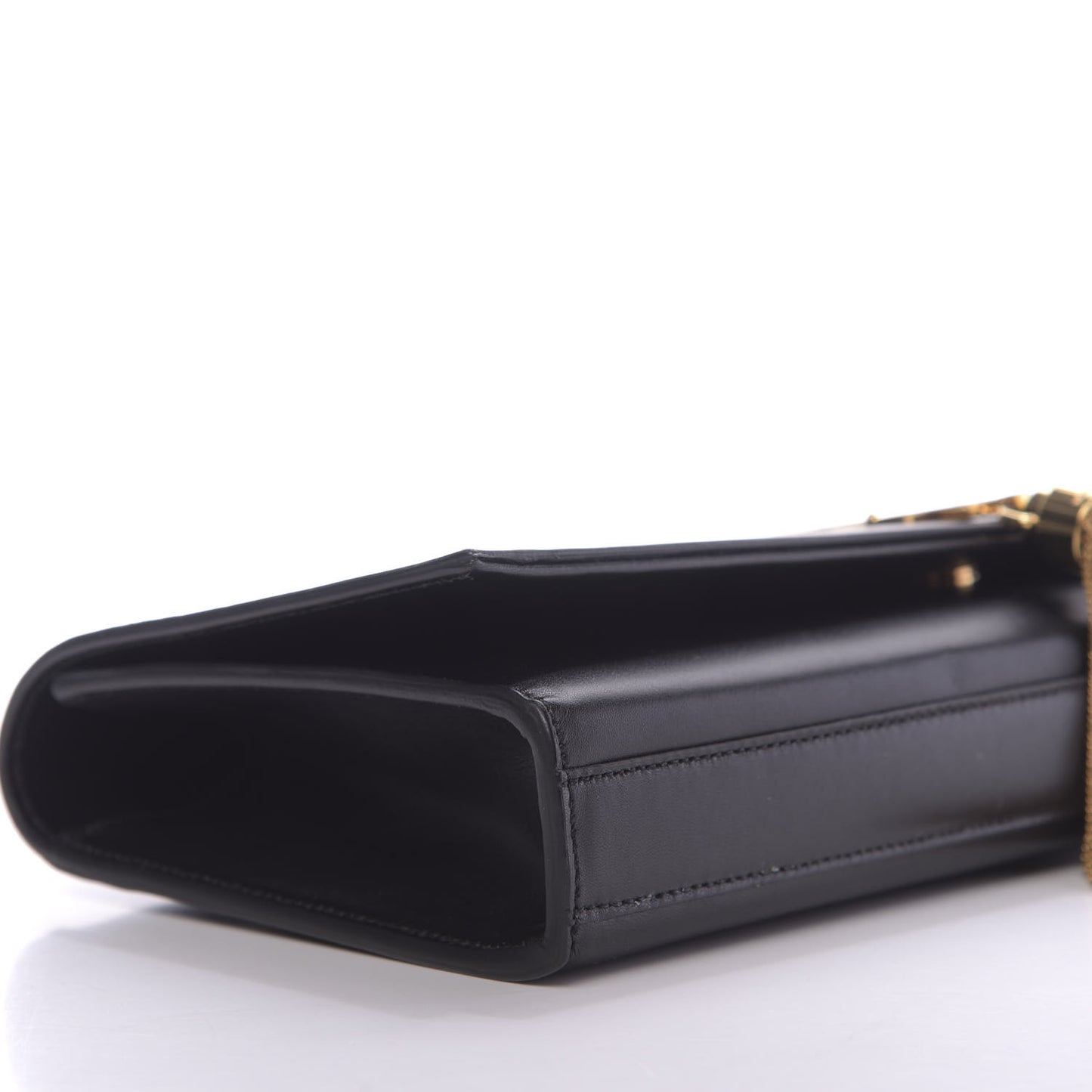Calfskin Classic Monogram Tassel Clutch Black