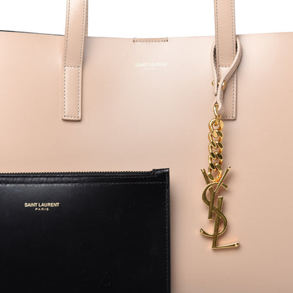 Saint Laurent Calfskin Classic Monogram Double Face Tote Nude Powder 9 of 9
