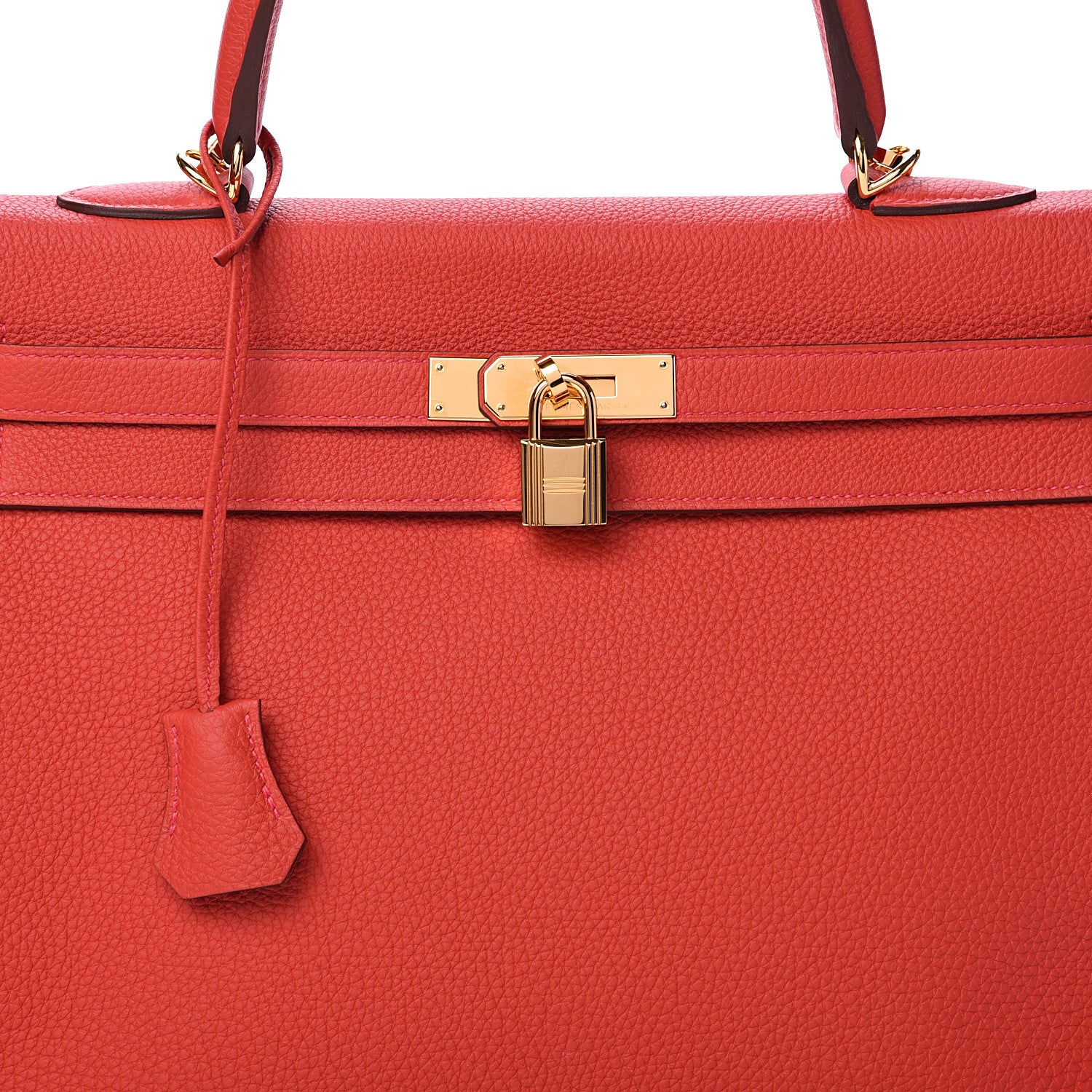 Hermes Togo Kelly Retourne 35 Rouge Casaque 7 of 10