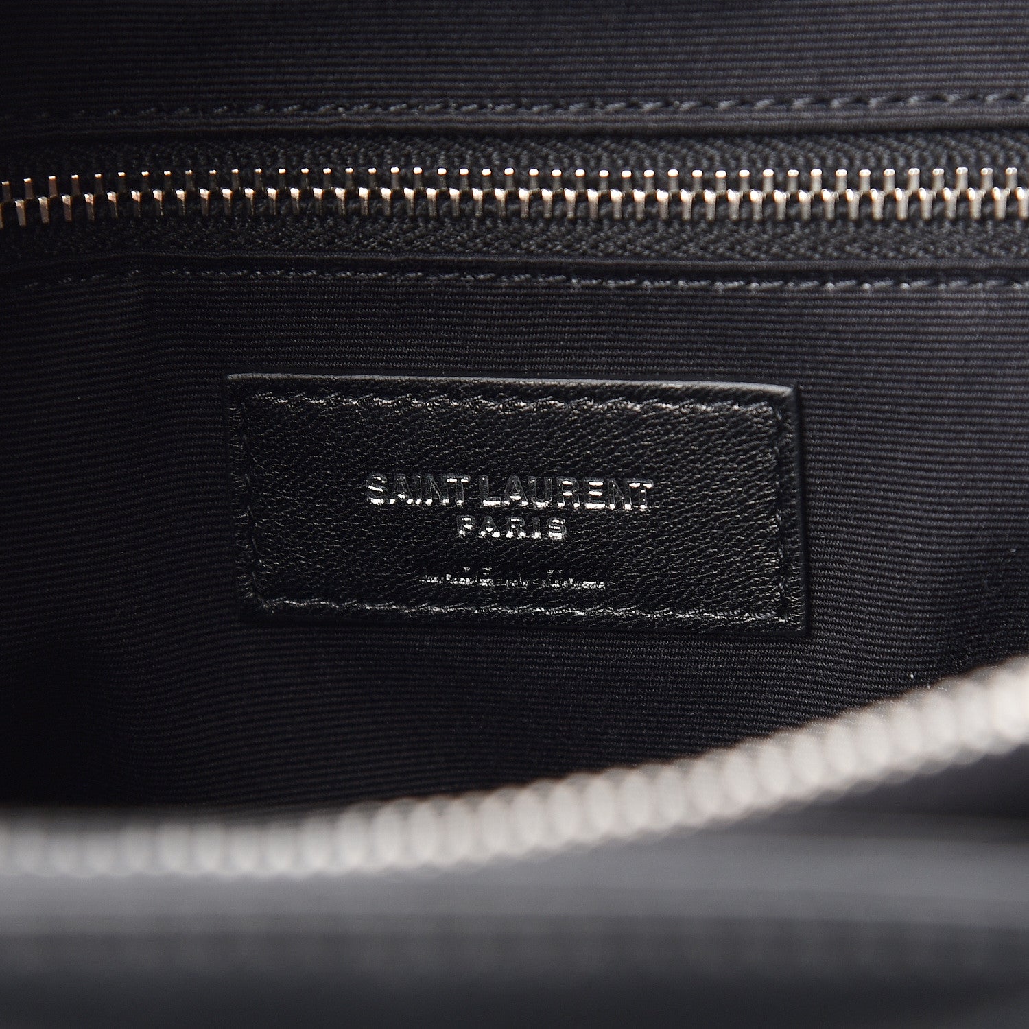 Saint Laurent Calfskin Y Quilted Monogram Large Loulou Shopper Black 7 of 11