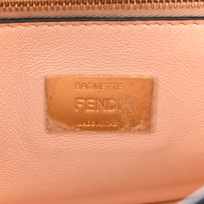 Fendi Nappa Small FF Embossed Midi Chain Baguette Light Rose 6 of 16