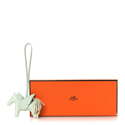 Hermes Milo Lambskin Grigri Rodeo Pegase Horse Bag Charm PM Vert Peppermint Vert Fizz 5 of 5