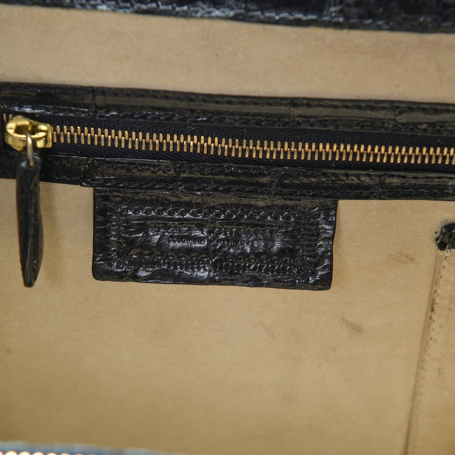 Nancy Gonzalez Crocodile Top Handle Tote Black 7 of 8