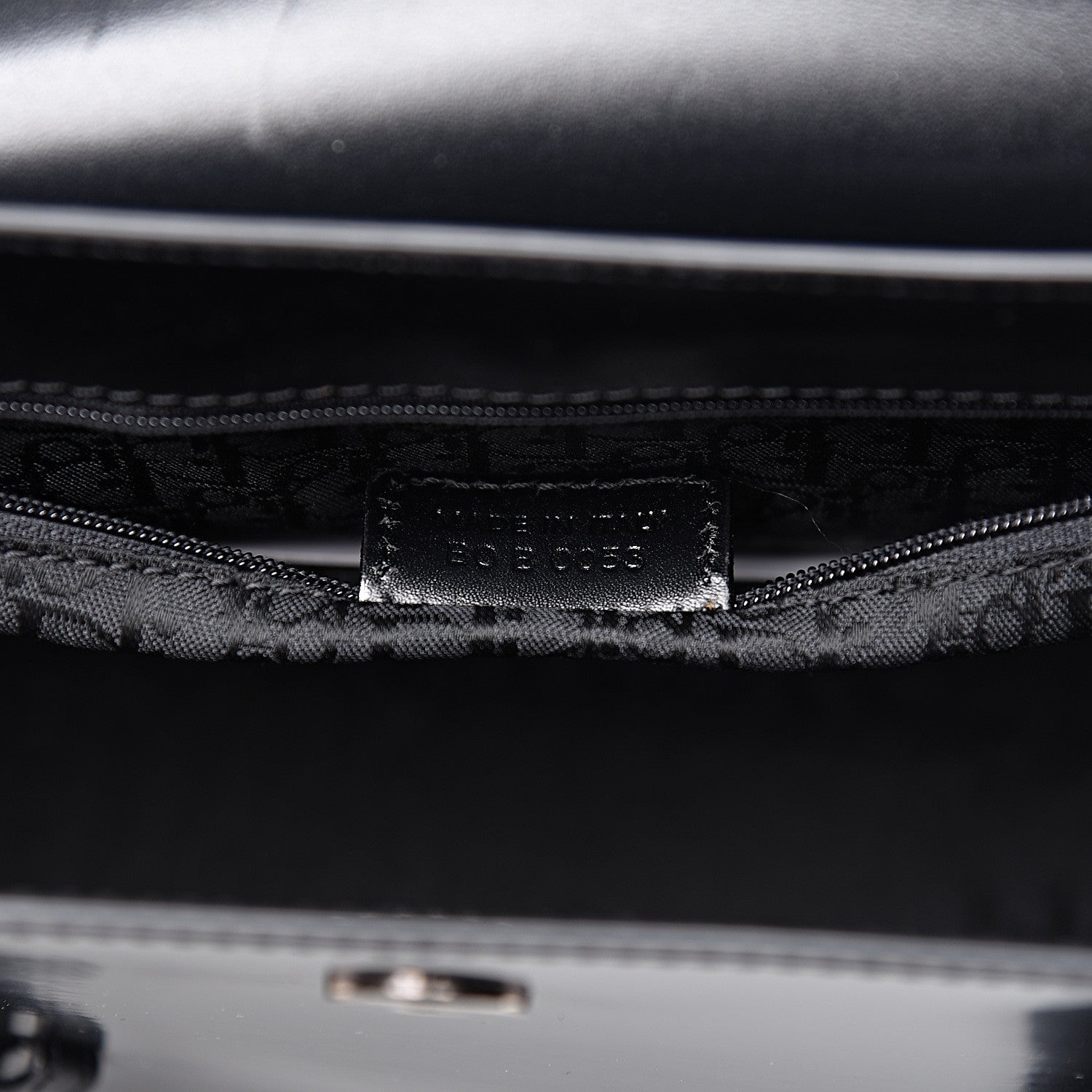 Christian Dior Glazed Calfskin Saddle Shopper Black 7 of 14