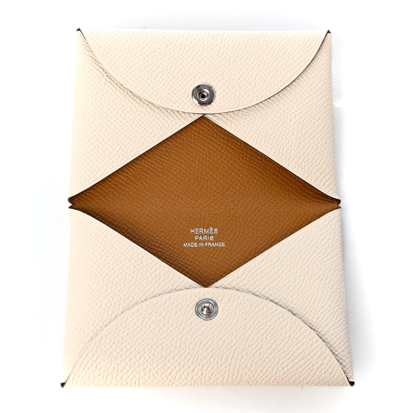 Epsom Verso Calvi Card Case Nata Sesame