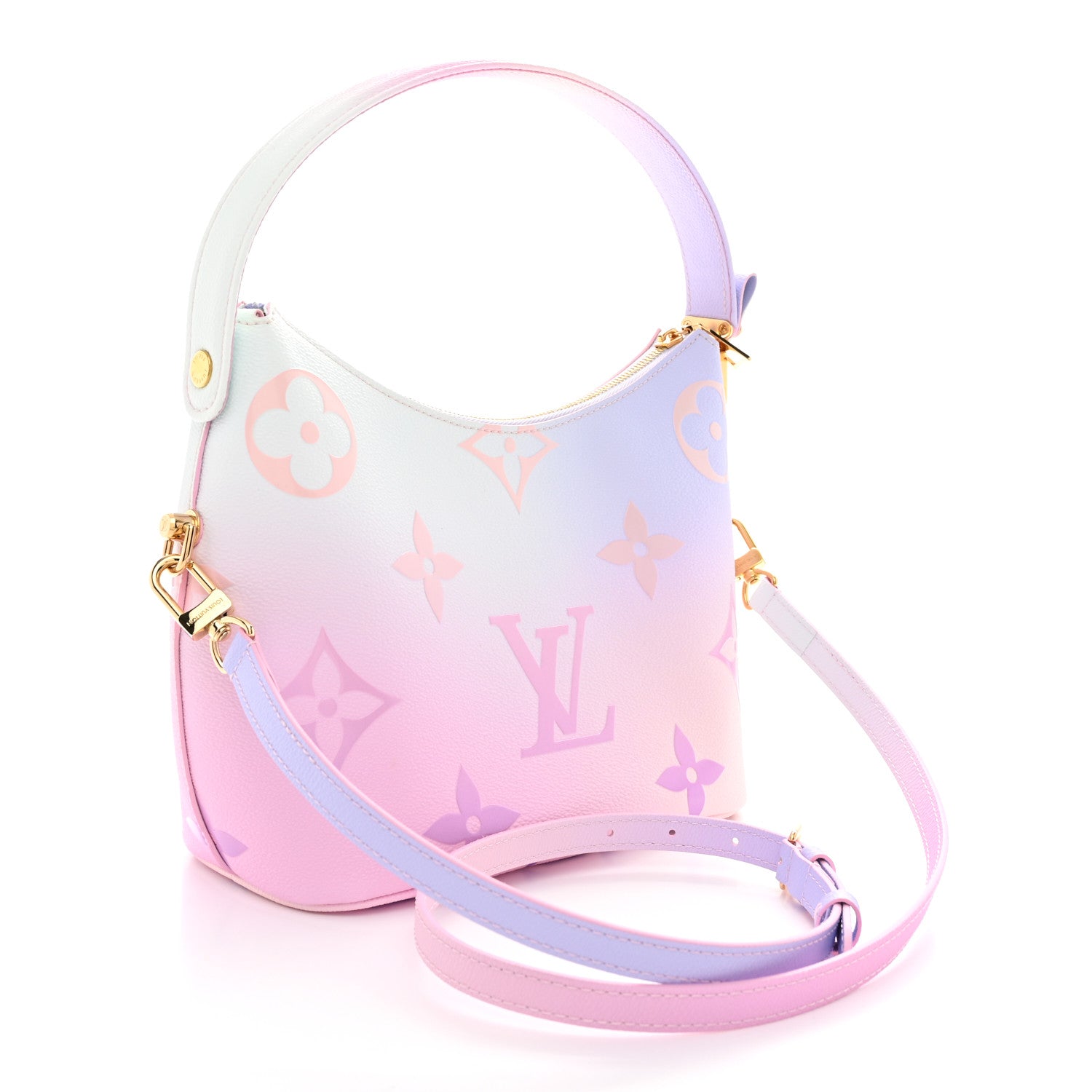 Louis Vuitton Monogram Giant Spring In The City Marshmallow Hobo PM Sunrise Pastel 2 of 9
