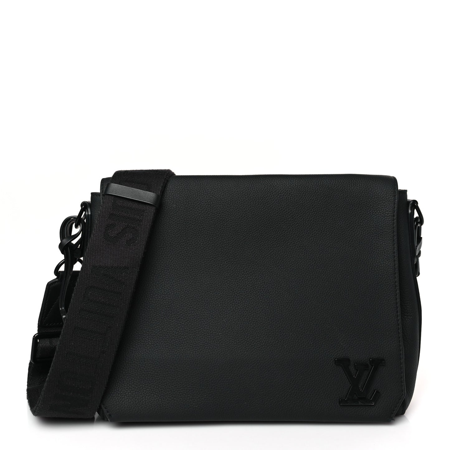 Calfskin Aerogram Messenger Black
