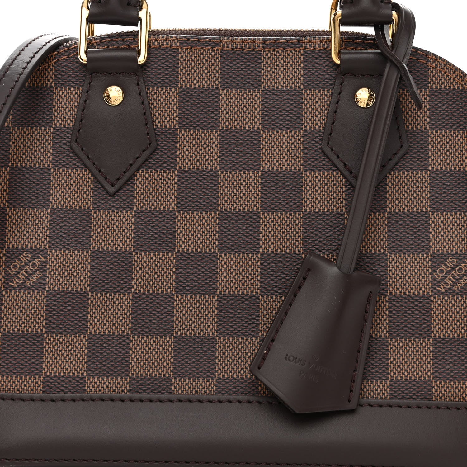 Louis Vuitton Damier Ebene Alma BB 7 of 10