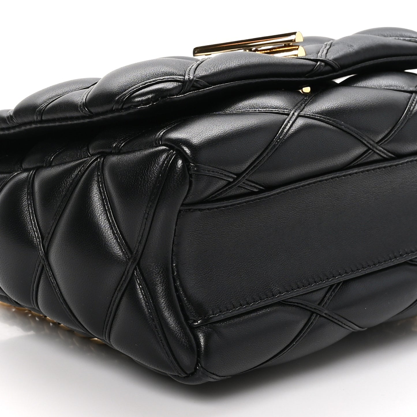Lambskin Malletage Top Handle GO-14 MM Black