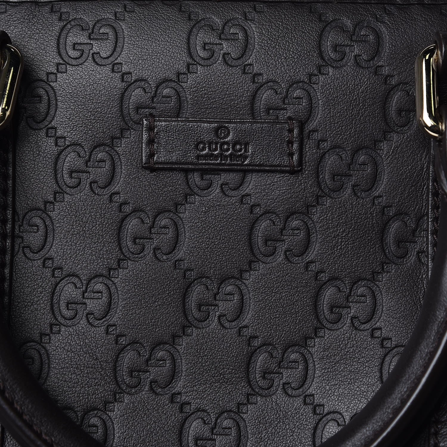 Gucci Guccissima Medium Joy Boston Dark Brown 6 of 8