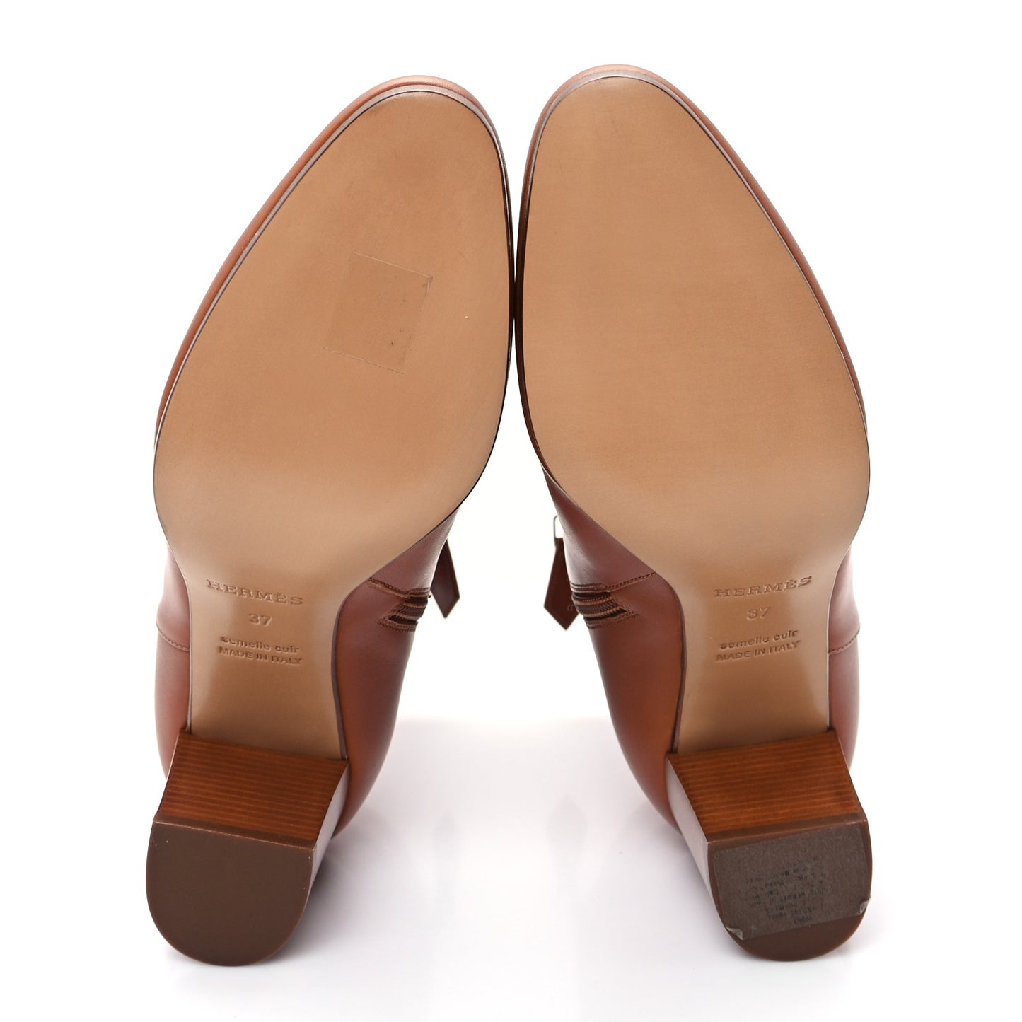 Calfskin Saint Germain Ankle Boots 37 Gold