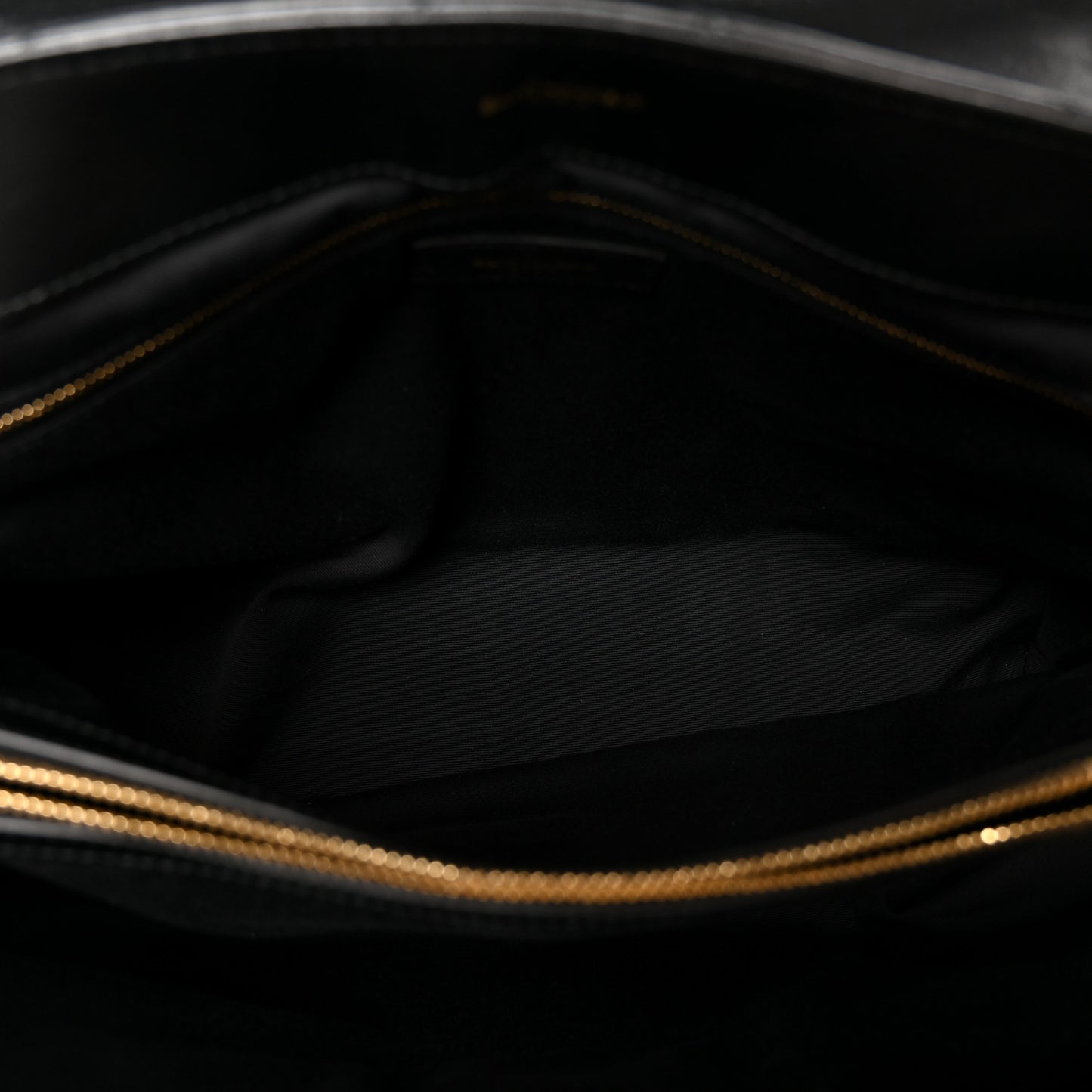 Calfskin Y Quilted Monogram Large Loulou Chain Satchel Black