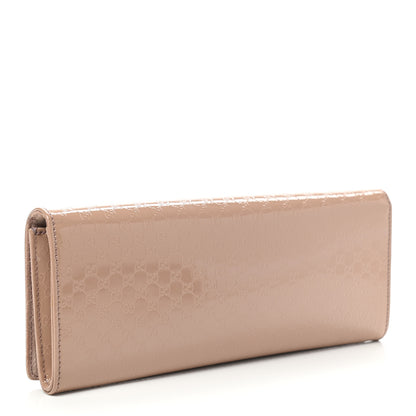 Gucci Patent Microguccissima Small Broadway Clutch Dark Cipria 3 of 7