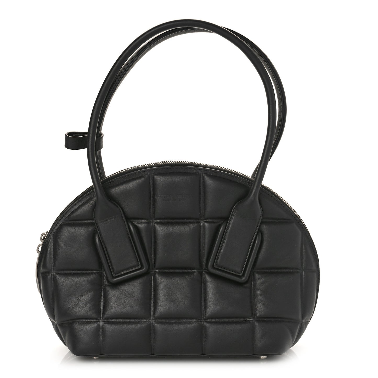 Butter Calfskin Small Padded Swoop Black