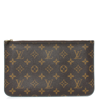Louis Vuitton Monogram Neverfull MM GM Pochette Fuchsia 1 of 10