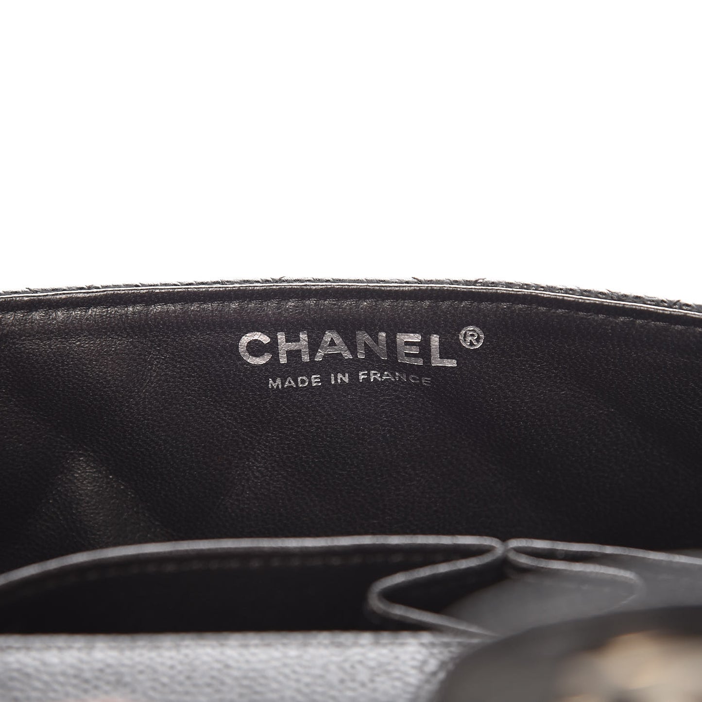 Caviar Quilted East West Flap Black