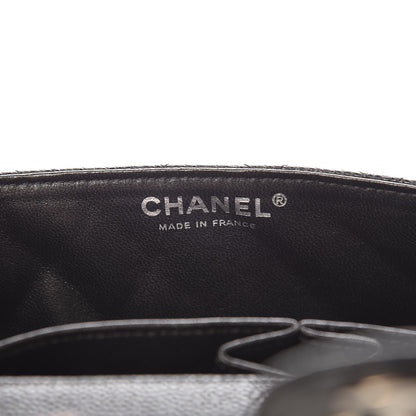 Chanel Caviar Quilted East West Flap Black 6 of 9