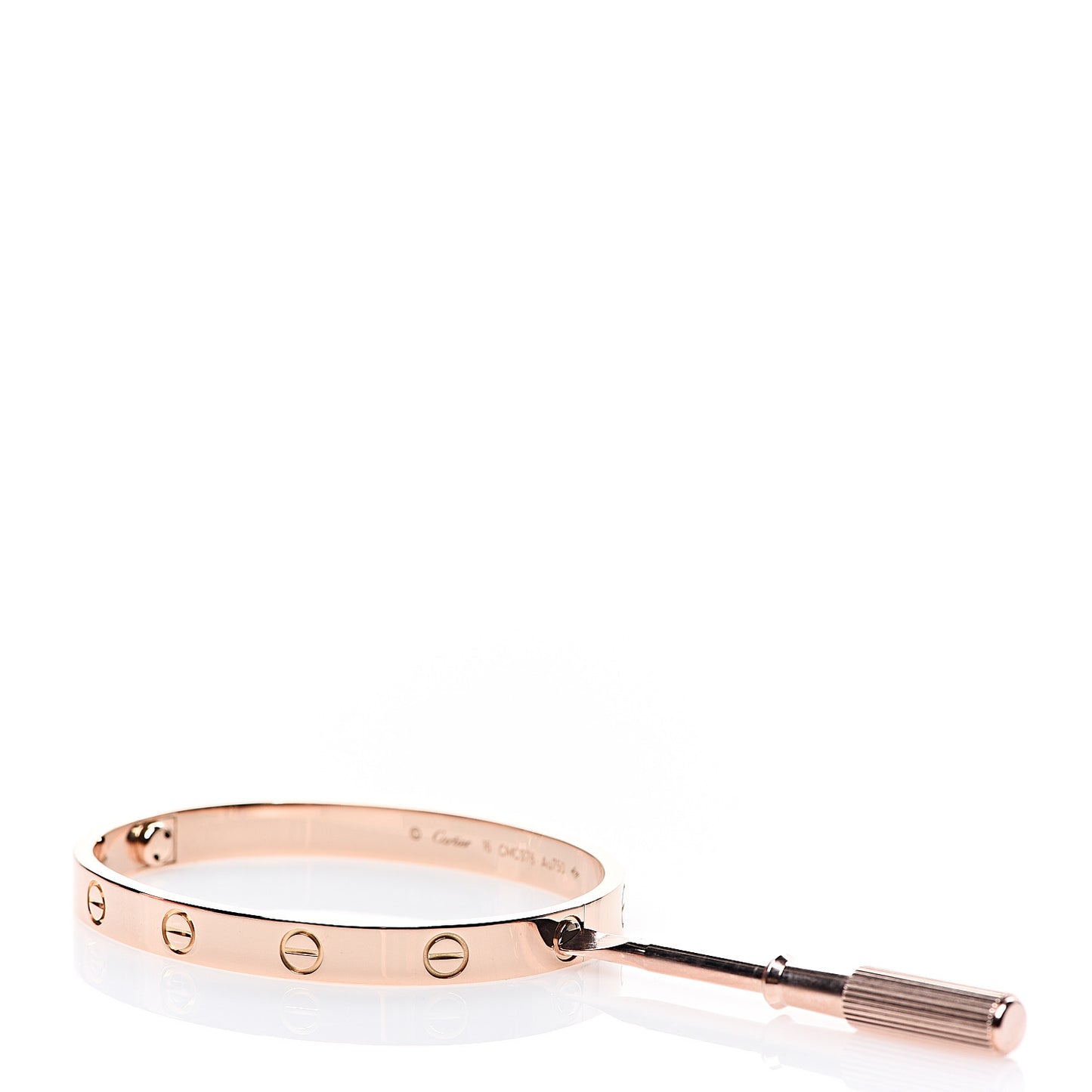 18K Pink Gold LOVE Bracelet 16