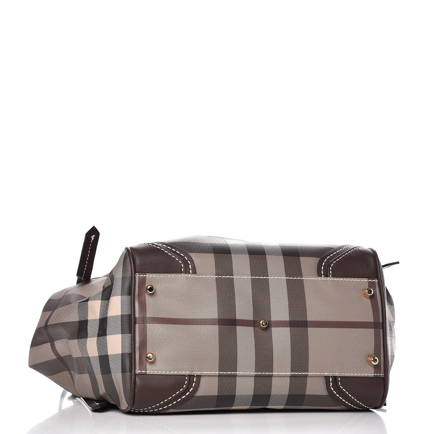 Smoked Check Small Canterbury Tote Brown