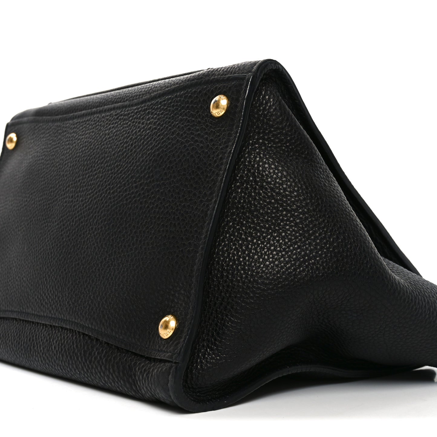 Vitello Phenix Shopping Tote Black