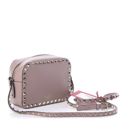 Valentino Garavani Calfskin Rockstud Camera Crossbody Bag Poudre 3 of 9