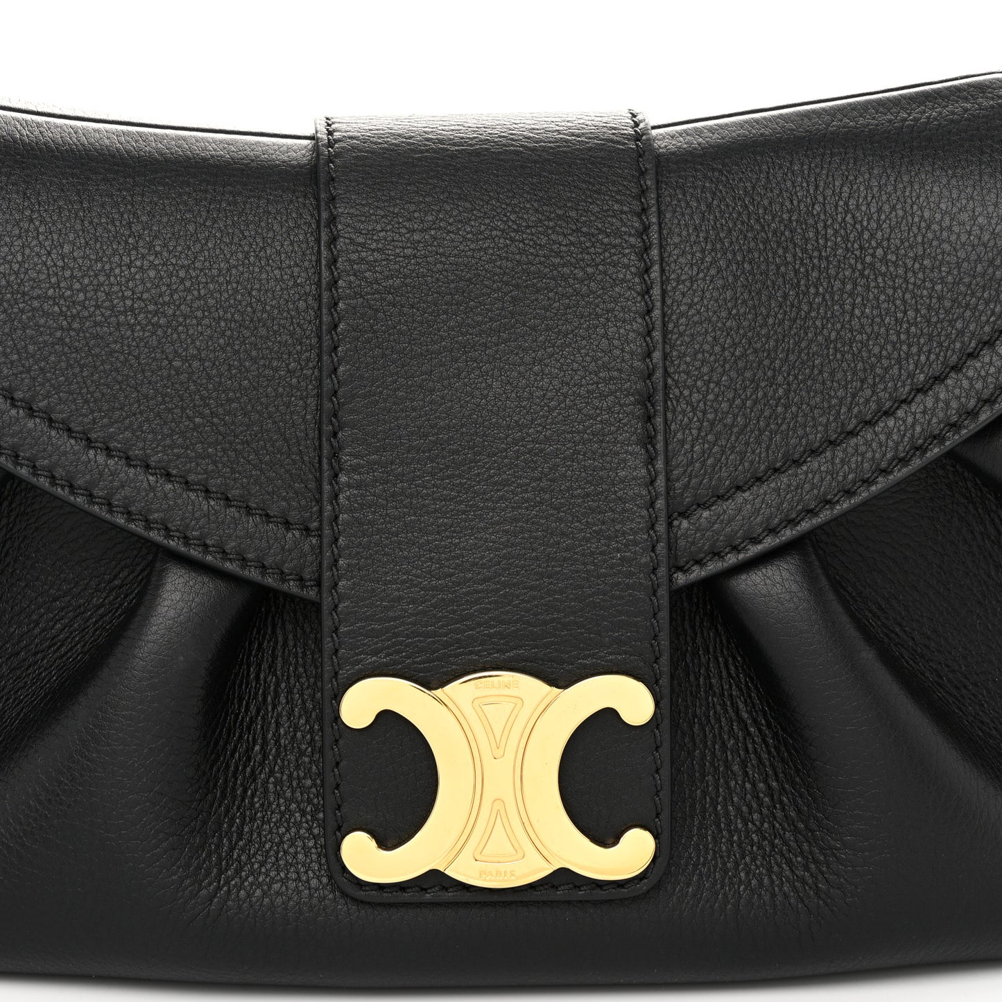 Supple Grained Calfskin Teen Polly Black