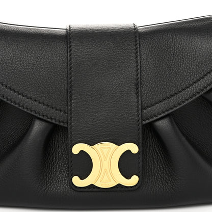 Celine Supple Grained Calfskin Teen Polly Black 7 of 9