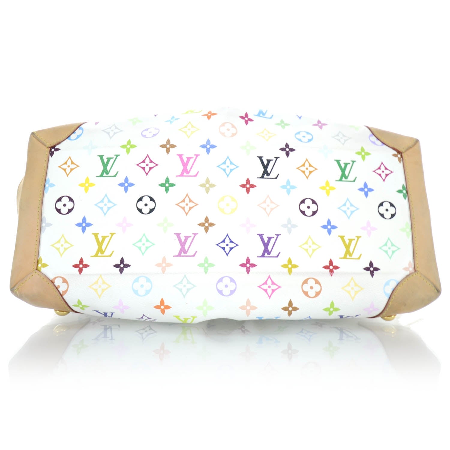 Louis Vuitton Monogram Multicolor Ursula White 6 of 9