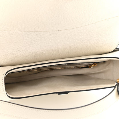 Christian Dior Grained Calfskin Saddle Bag White 5 of 11