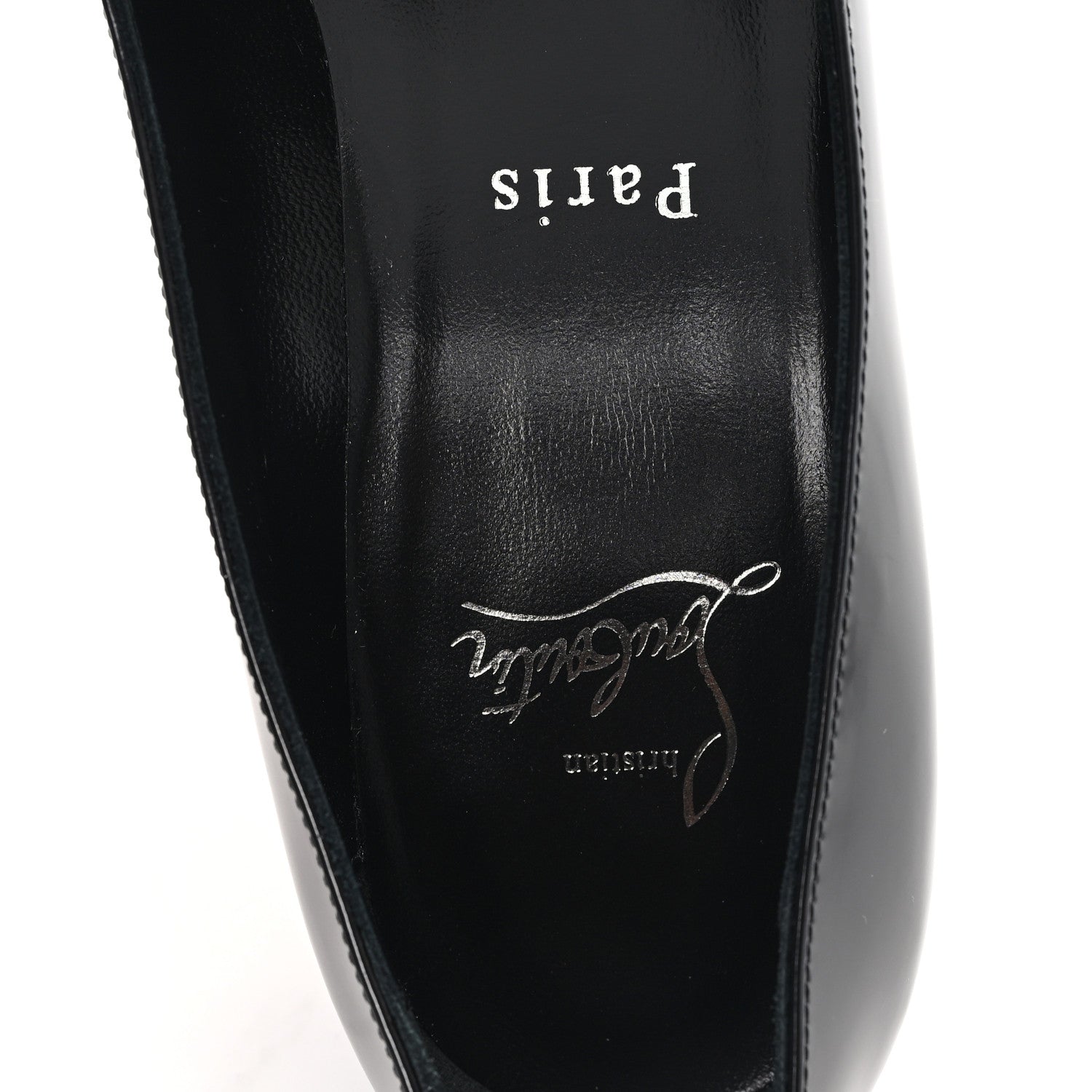 Christian Louboutin Calfskin Abrasivato Pumppie 85 Pumps 35.5 Black 8 of 9