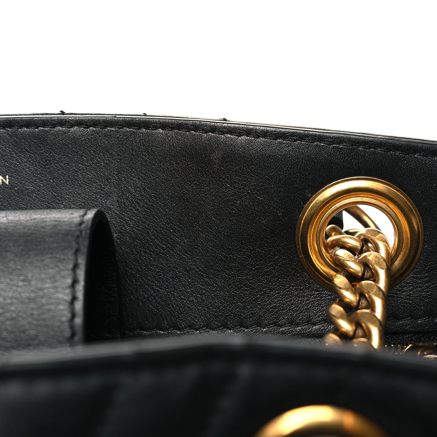 Calfskin New Wave Chain Tote Black