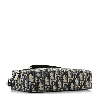 Christian Dior HOMME Oblique Safari Messenger Blue 4 of 12