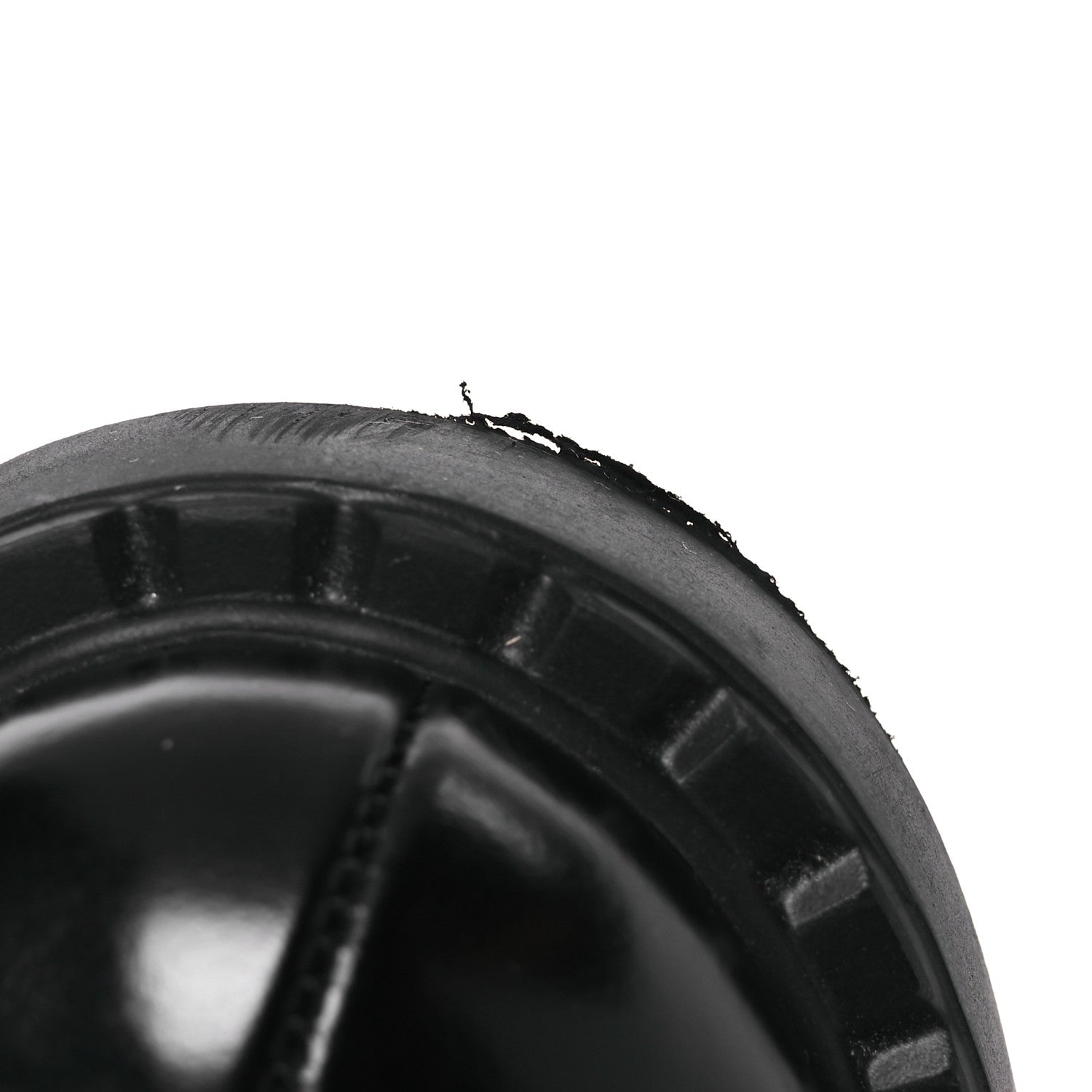 Prada Spazzolato Metal Triangle Logo 50mm Loafers 39 Black 12 of 14