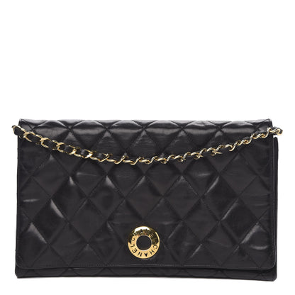 Chanel Lambskin Quilted Small Single Flap Black 1 of 13