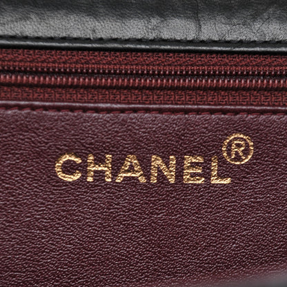 Chanel Lambskin Quilted Medium Single Flap Black 6 of 7