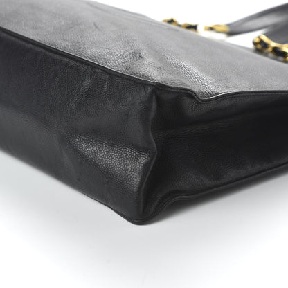 Chanel Caviar CC Tote Black 7 of 11