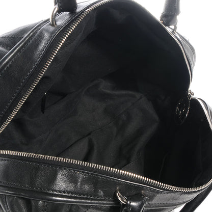 Chanel Calfskin Round Bowling Bag Black 5 of 8