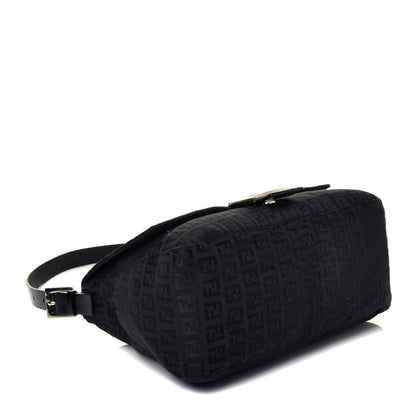 Fendi Zucchino Mama Baguette Black 4 of 10