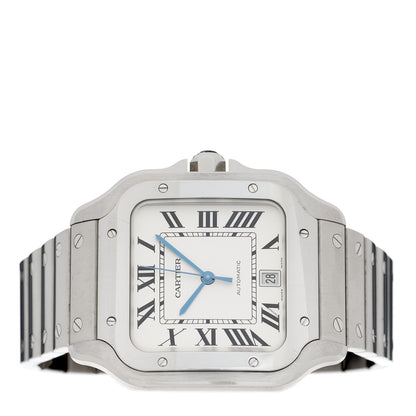 Cartier Stainless Steel 39.8mm Santos De Cartier Automatic Watch 2 of 4