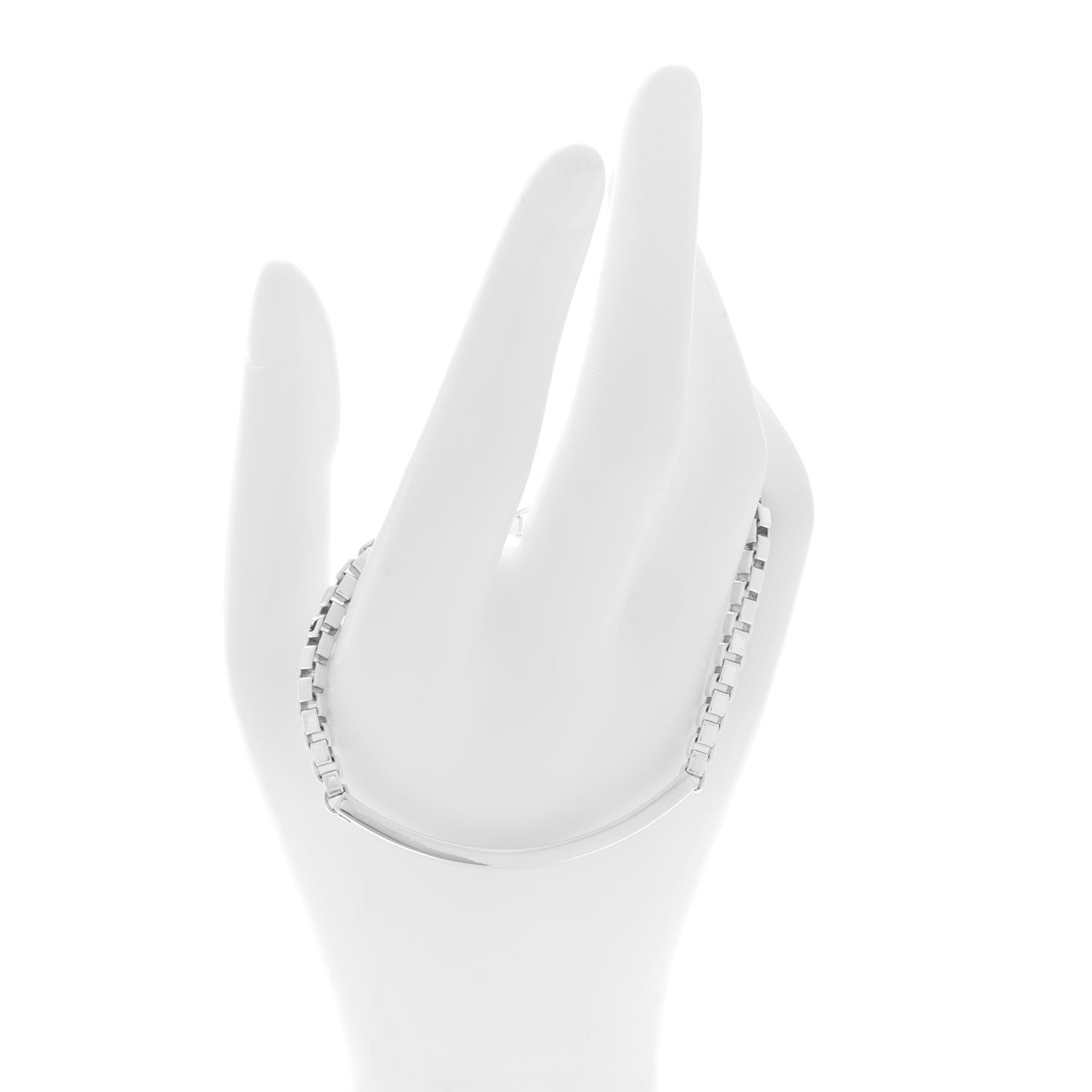 Tiffany Sterling Silver Venetian Link ID Bracelet 2 of 5
