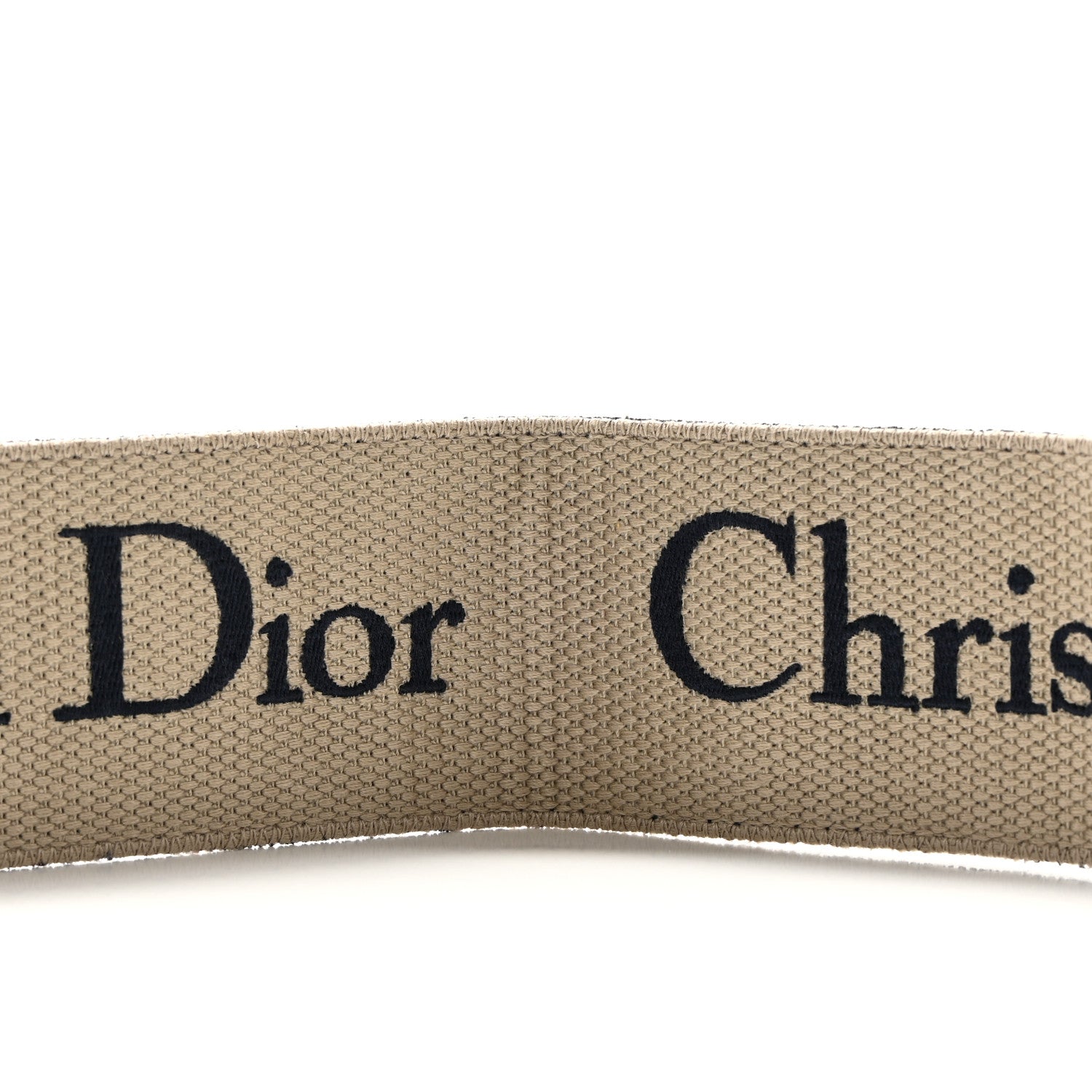 Christian Dior Canvas Embroidered Shoulder Strap Blue 5 of 6