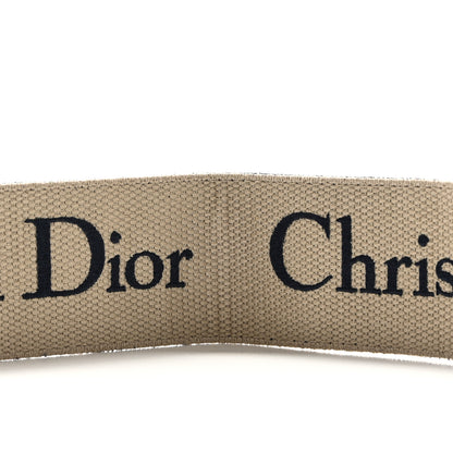 Christian Dior Canvas Embroidered Shoulder Strap Blue 5 of 6