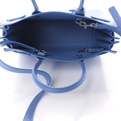 Saint Laurent Grained Calfskin Baby Sac De Jour Blue Clair 6 of 12