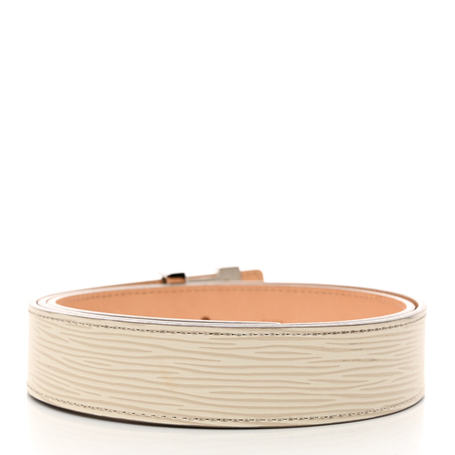 Louis Vuitton Epi 30mm LV Initiales Belt 90 36 Ivory 2 of 8